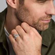 Sterling Silver Traditional Mens Claddagh Ring