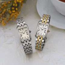 Seiko Ladies Rectangular Case Quartz Watch SWR087P1