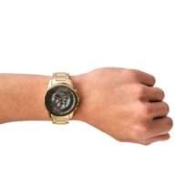 Armani Exchange Mens Gold Chronograph Watch AX1721