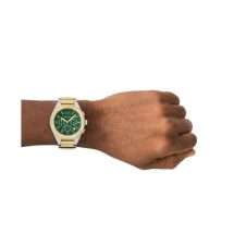 Armani Exchange Mens Oliver Gold Steel Watch AX4184
