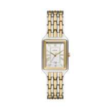 Fossil Womens Raquel Gold Steel Bracelet Watch ES5368
