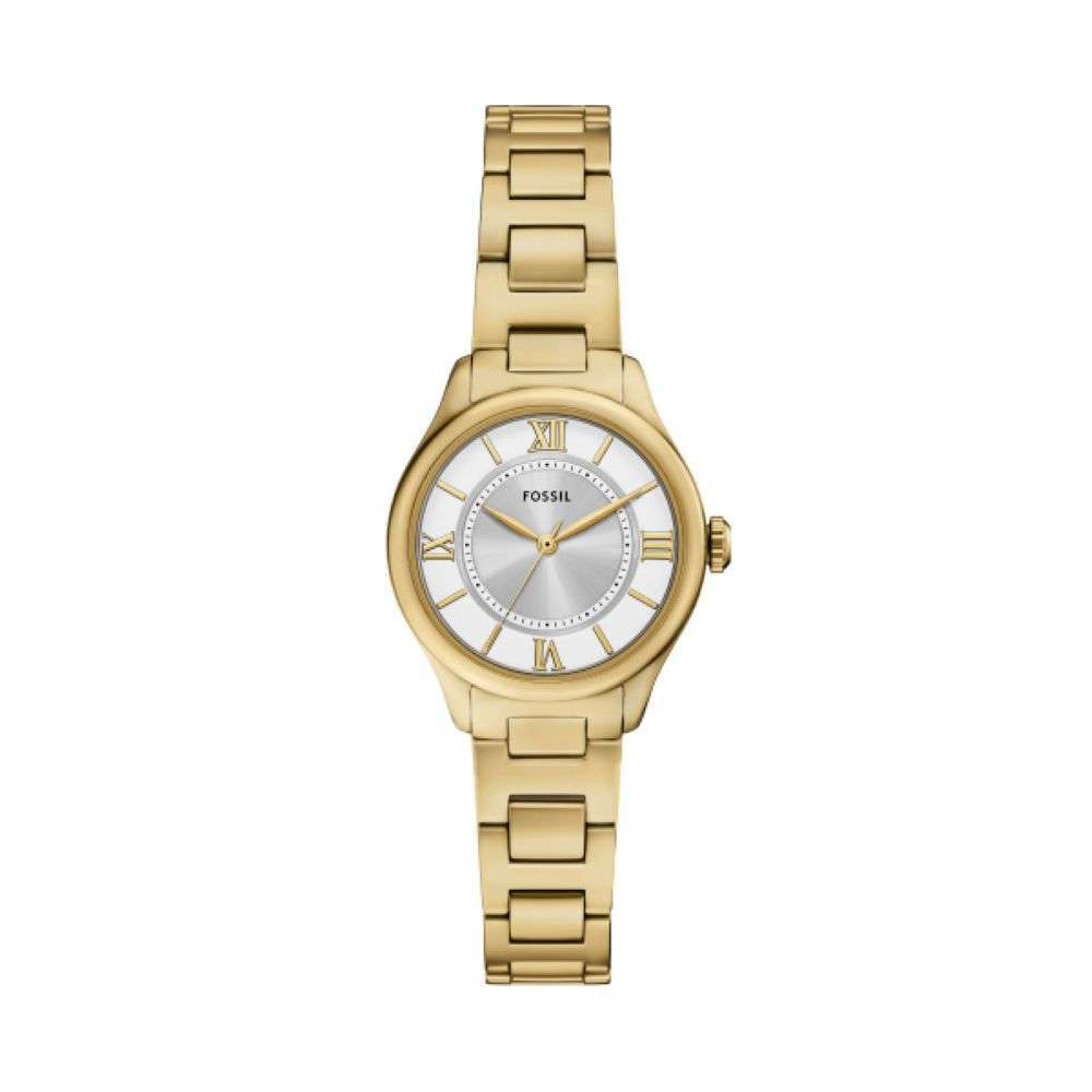 ES5421 Fossil womens gold analogue dial Gilmore watch front image ES5421 Fossil womens gold analogue dial Gilmore watch front image