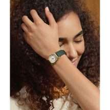Fossil Womens Harlow Gold Leather Watch ES5427