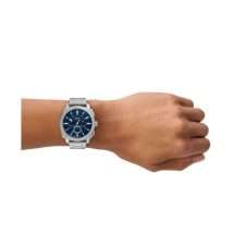 Fossil Mens Macine Steel Chrono Dial Watch FS6096