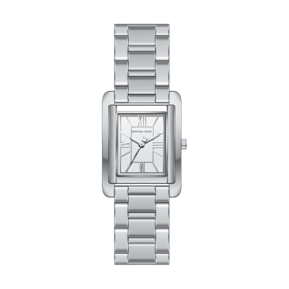 MK4906 Michael Kors womens steel bracelet silver analogue dial watch front image MK4906 Michael Kors womens steel bracelet silver analogue dial watch front image