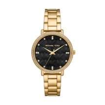 Michael Kors Womens Pyper Gold MK Dial Watch MK4916