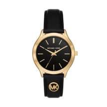Michael Kors Womens Slim Runway Gold Watch MK7553