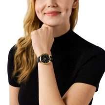 Michael Kors Womens Slim Runway Gold Watch MK7553