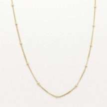 9ct Yellow Gold 16 Inch Bobble Link Chain