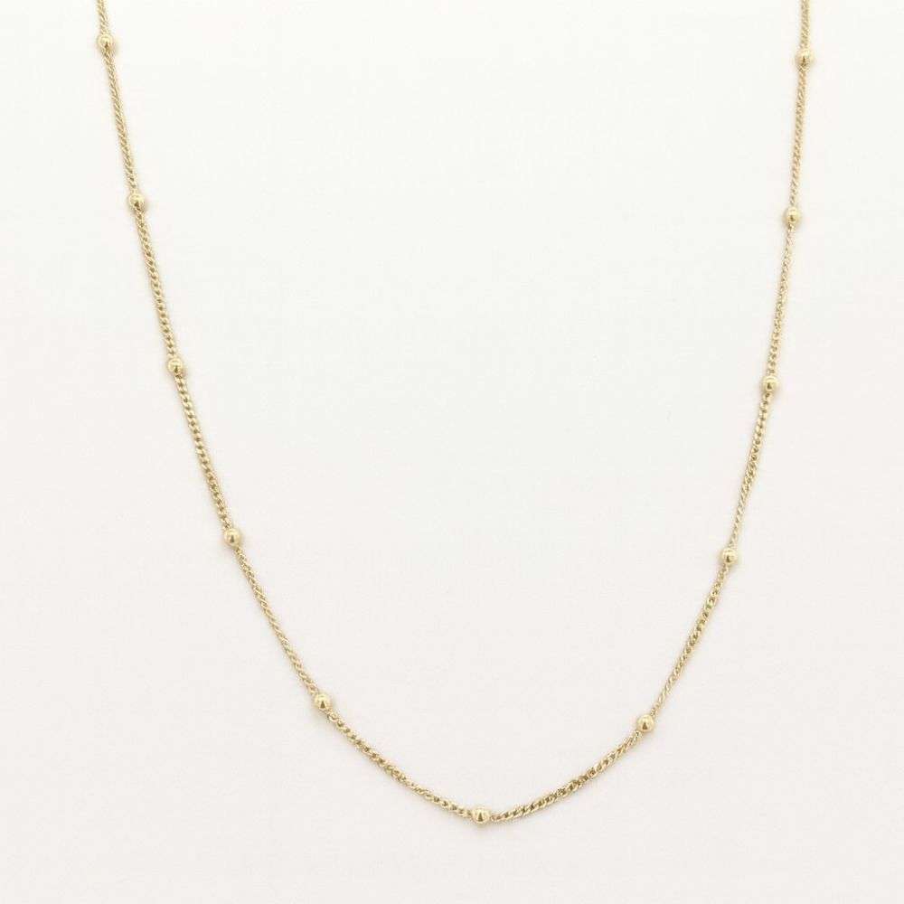 1.13.7913-9ct-yellow-gold-bobble-link-chain-front-image