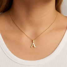 9ct Yellow Gold Polished Letter 
