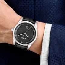 Boss Gents Principle Steel Black Leather Watch 1514122