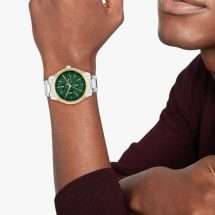 Tommy Hilfiger Mens Stewart Steel Green Dial Watch 1710735