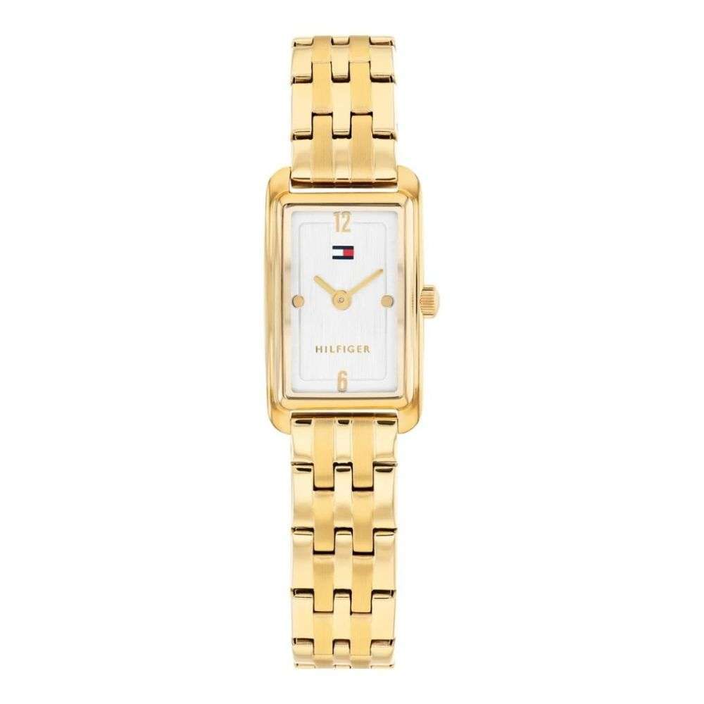 1782863 Tommy Hilfiger Ladies Madison Gold Case Bracelet Silver Dial Watch front image 1782863 Tommy Hilfiger Ladies Madison Gold Case Bracelet Silver Dial Watch front image