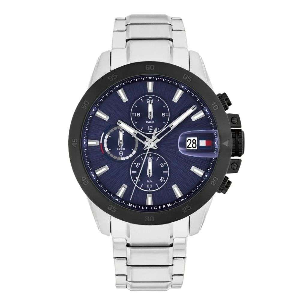 1792198 Tommy Hilfiger Steel Case Blue Dial Bracelet Watch front image 1792198 Tommy Hilfiger Steel Case Blue Dial Bracelet Watch front image