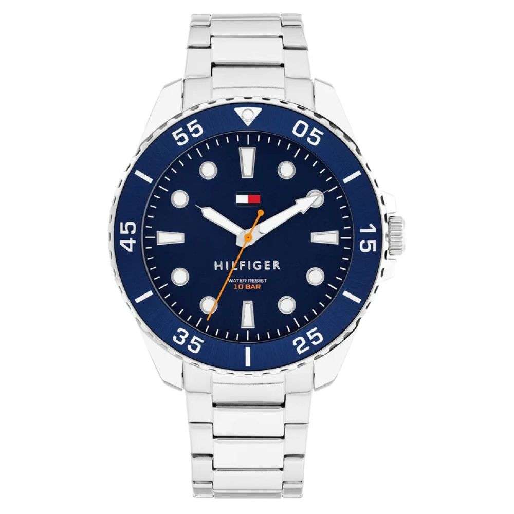 1792202 Tommy Hilfiger steel blue analogue bracelet watch front image 1792202 Tommy Hilfiger steel blue analogue bracelet watch front image