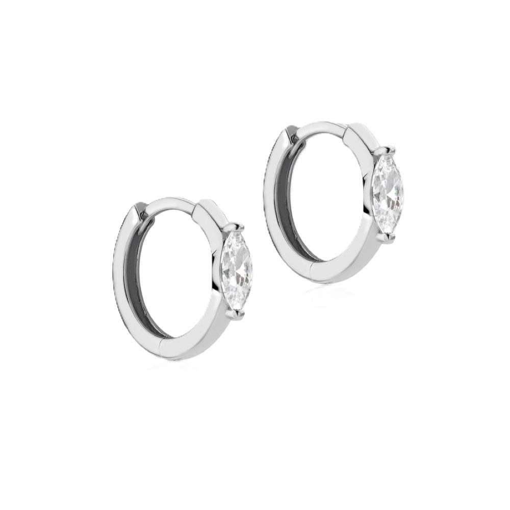 5.57.9996-9ct-white-gold-marquise-cut-cz-hoop-earrings-side-image