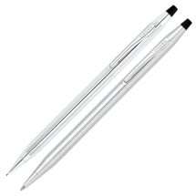 Cross Chrome Ballpoint And Pencil Gift Set AT350105