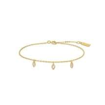 Ania Haie Silver Gold Poet Triple Bracelet B066-02G