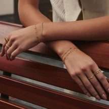 Ania Haie Silver Gold Poet Triple Bracelet B066-02G