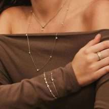 Ania Haie Silver Gold Melodic Poet Star Bracelet B066-04G