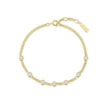 Ania Haie Silver Gold Melodic Poet Bracelet B066-05G