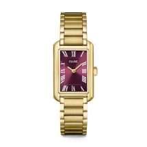 Cluse Ladies Belisenna Gold Cranberry Watch CW15004