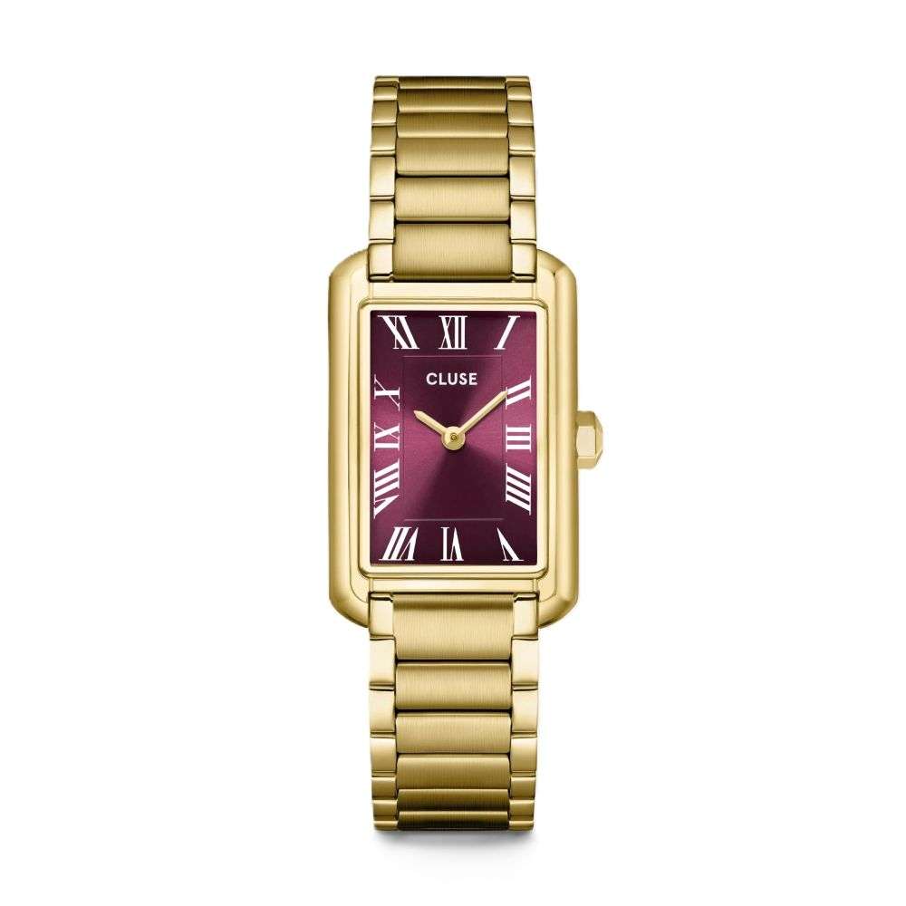CW15004 Cluse ladies Belisenna Watch Steel Wine Gold Colour front image CW15004 Cluse ladies Belisenna Watch Steel Wine Gold Colour front image