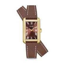 Cluse Ladies Belisenna Leather Mocha Watch CW15006