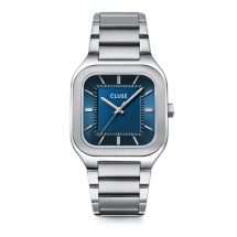 Cluse Mens Quadras Steel Blue Dial Watch CW25701