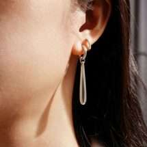 Ania Haie Silver Trailblazer Droplet Earrings E067-11H