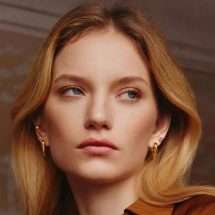 Ania Haie Silver Gold Tiger Eye Earrings E068-01G-TE