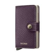 Secrid Grape Pebble Leather Wallet MPE-Grape