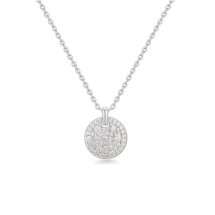 Ania Haie Silver Large Pave Necklace N069-04H