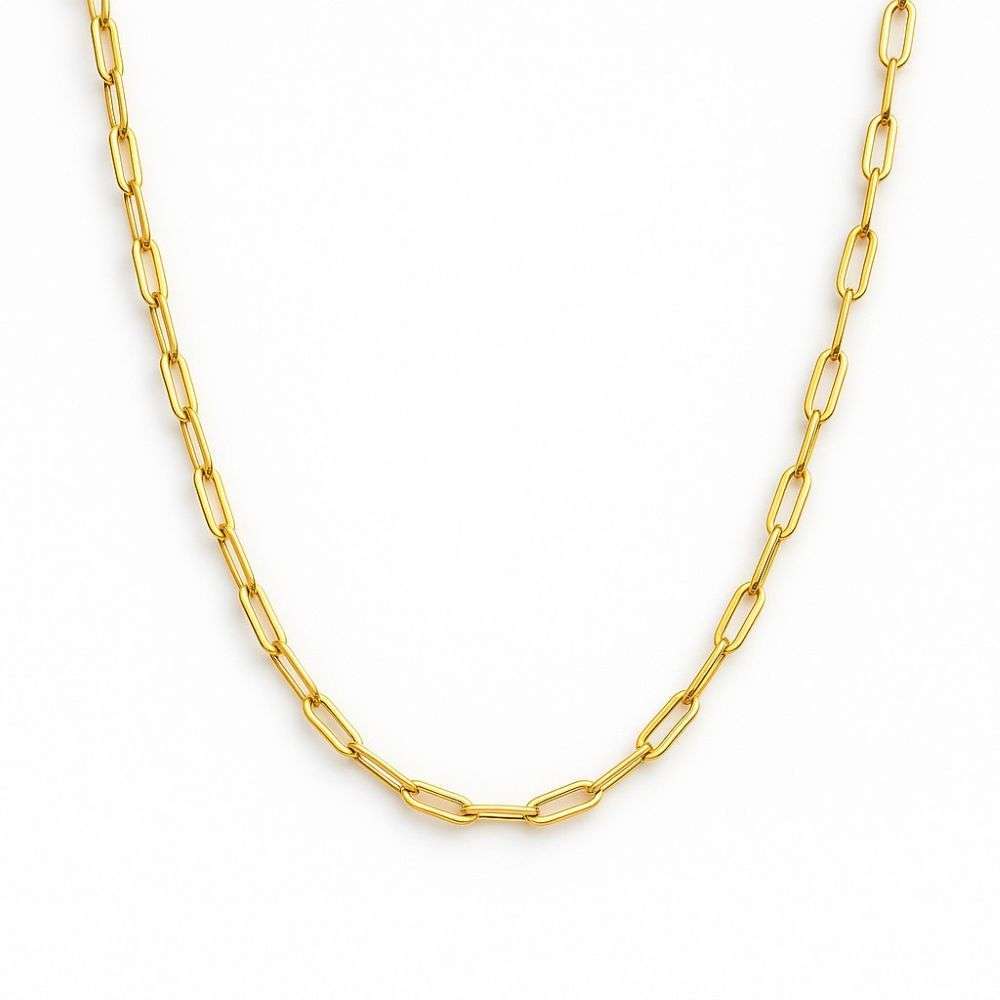 1.16.0204-9ct-yellow-gold-paper-chain-link-2.3mm-wide-18-inch-chain-bust-image 1.16.0204-9ct-yellow-gold-paper-chain-link-2.3mm-wide-18-inch-chain-bust-image