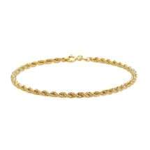 9ct Yellow Gold Rope Style Bracelet