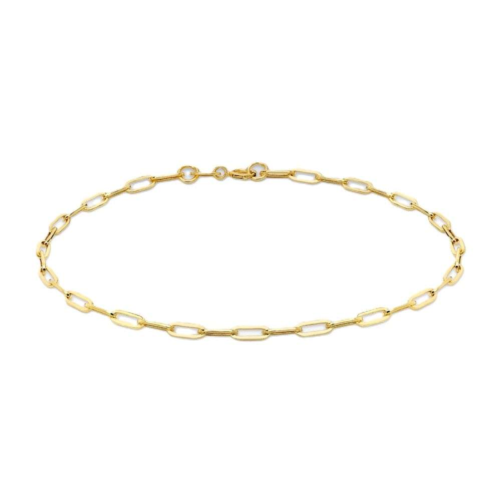 1.26.0201-9ct-yellow-gold-aper-chain-link-bracelet-front-image