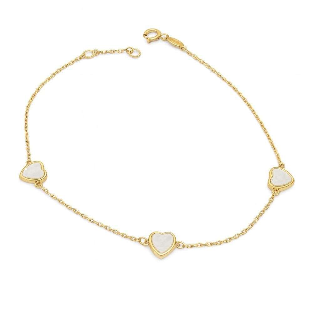 1.29.1642-9ct-yellow-gold-mother-of-pearl-hearts-link-belcher-chain-bracelet-front-main-image