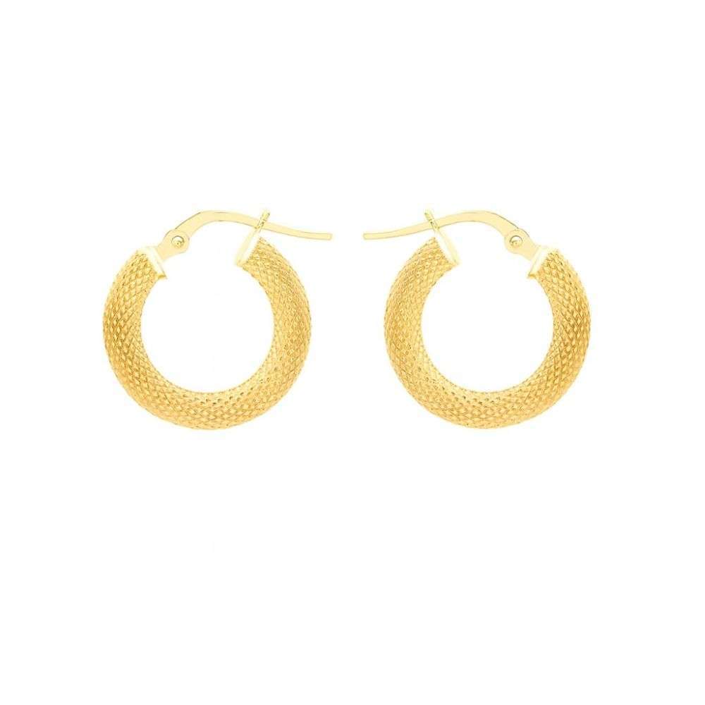 1.53.0319-8ct-yellow-gold-diamond-cut-mesh-hoop-earrings-front-top-image