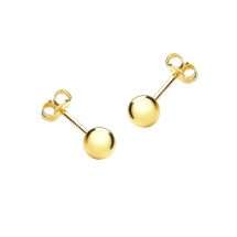 9ct Yellow Gold 5mm Ball Earrings
