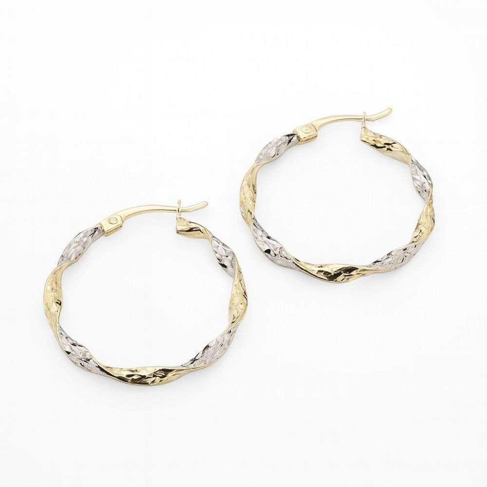 2.51.3184-9ct-yellow-and-white-gold-twist-hoop-earrings-front-main-image