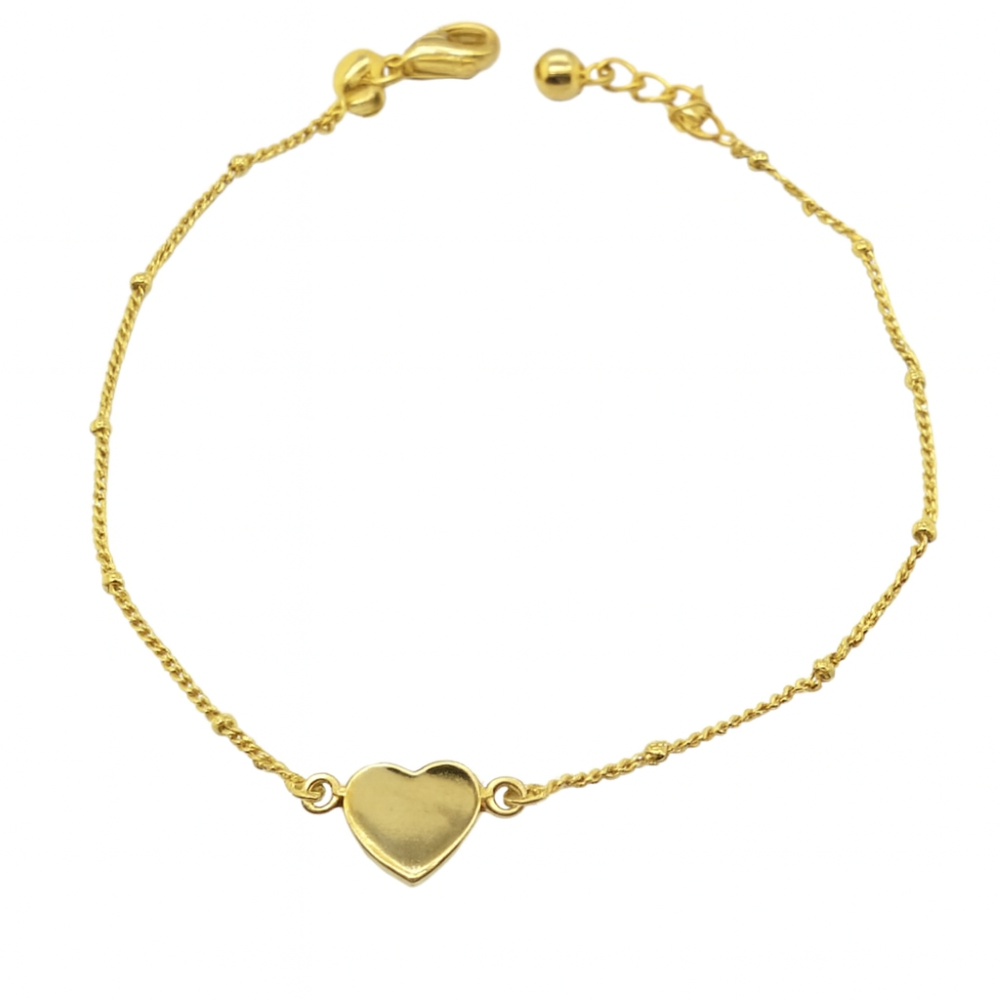 8.23.7882-sterling-silver-gold-plated-curb-and-ball-heart-charm-bracelet-front-top-image 8.23.7882-sterling-silver-gold-plated-curb-and-ball-heart-charm-bracelet-front-top-image