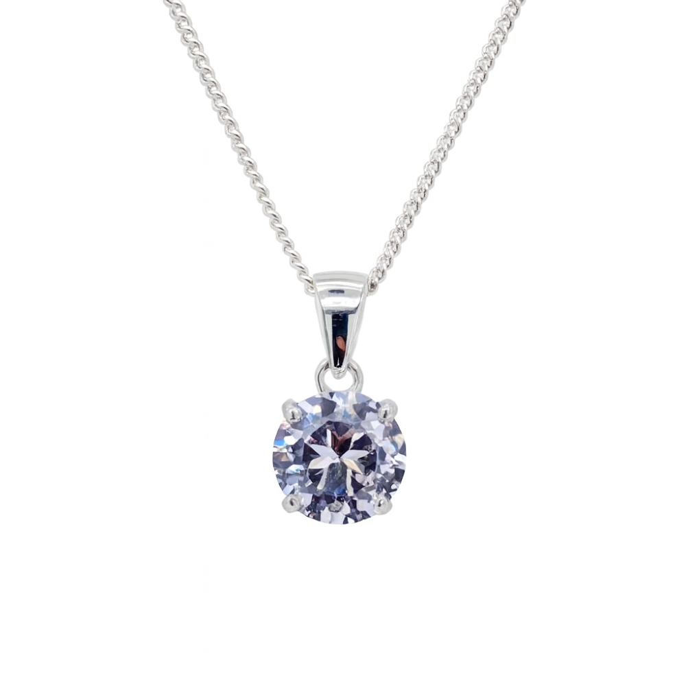 8.62.2604-sterling-silver-7mm-4-claw-cz-solitaire-pendant-and-chain-front-image