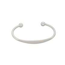 Sterling Silver Boys Identity Torq Style Bangle