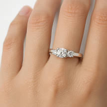 9ct Gold 0.50cts Diamond 3 Stone Ring