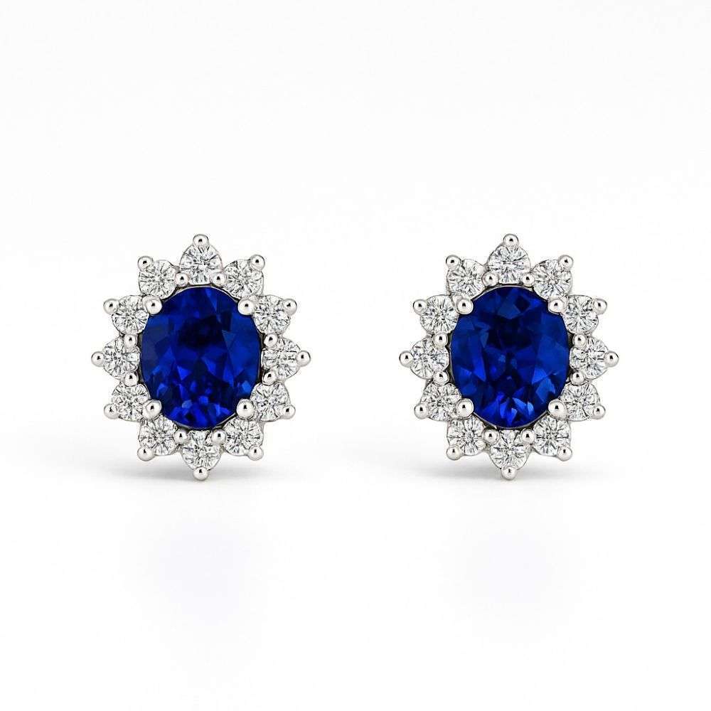ES344-9ct-Yellow-Gold-Emerald-CZ-Halo-Stud-Earrings-front-image ES344-9ct-Yellow-Gold-Emerald-CZ-Halo-Stud-Earrings-front-image