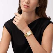 Fossil Womens Raquel Gold Bracelet Watch ES5304