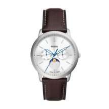 Fossil Mens Neutra Moonphase Dial Leather Strap FS5905