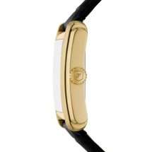 Fossil Mens Carraway Gold Leather Strap Watch FS6091