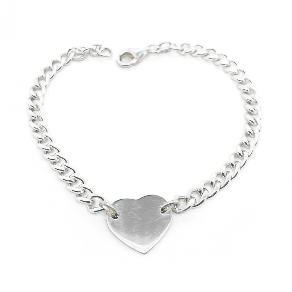 GVB514-sterling-silver-solid-curb-link-polished-heart-centre-bracelet-front-top-main-image